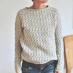 LISA | Comfortabele en trendy grijze sweater voor dames