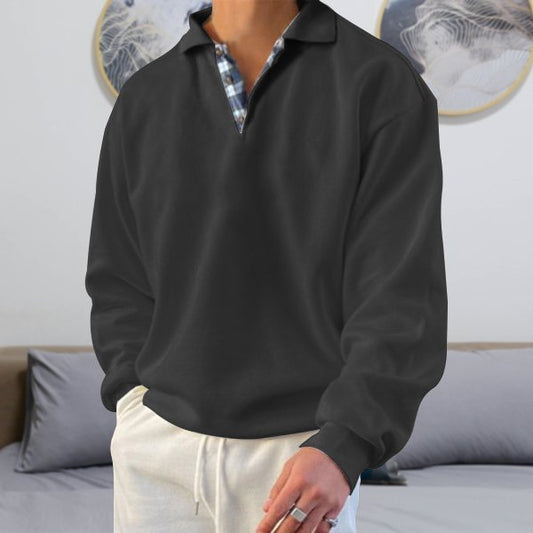 LUCAS | Comfortabele en verfijnde heren sweater met rits