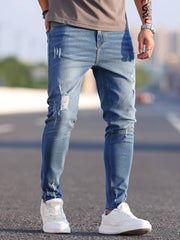 MILO | Stijlvolle herenjeans met slim fit pasvorm