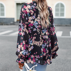 ELLE | Elegante blouse met een speelse bloemenprint