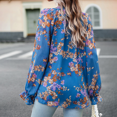 ELLE | Elegante blouse met een speelse bloemenprint