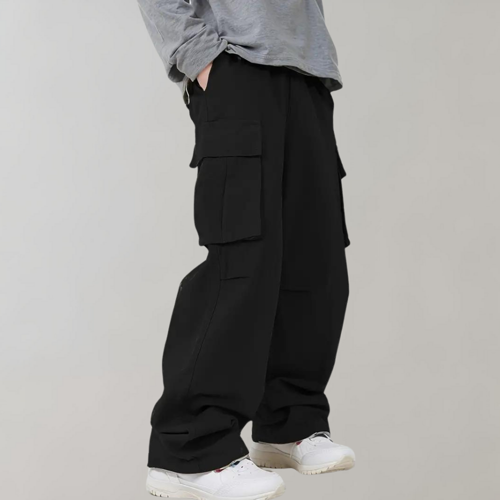 MENNO - Stoere oversized cargobroek in loose fit - Van Duinen Mode