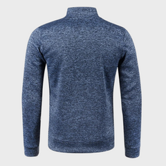 NICK - Cozy Sweater voor Mannen met Rits - Van Duinen Mode