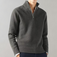 TOM - Chique Half Zip Pullover Voor Heren - Van Duinen Mode