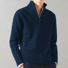 TOM - Chique Half Zip Pullover Voor Heren - Van Duinen Mode