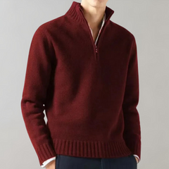 TOM - Chique Half Zip Pullover Voor Heren - Van Duinen Mode