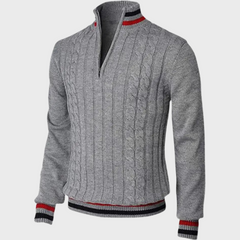 THOMAS | Stijlvolle half zip sweater voor heren