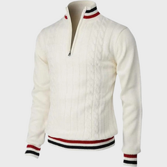 THOMAS | Stijlvolle half zip sweater voor heren