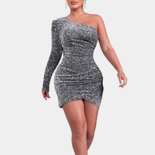 ESTELLE - Elegante Glitterjurk Voor Dames - Van Duinen Mode