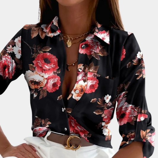 CÉLINE | Klassieke damesblouse met een moderne twist