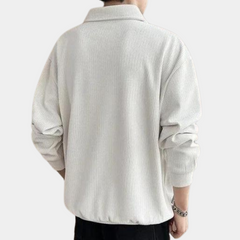 HARRIS | Comfortabele Heren Sweater met Half Zip - Van Duinen Mode