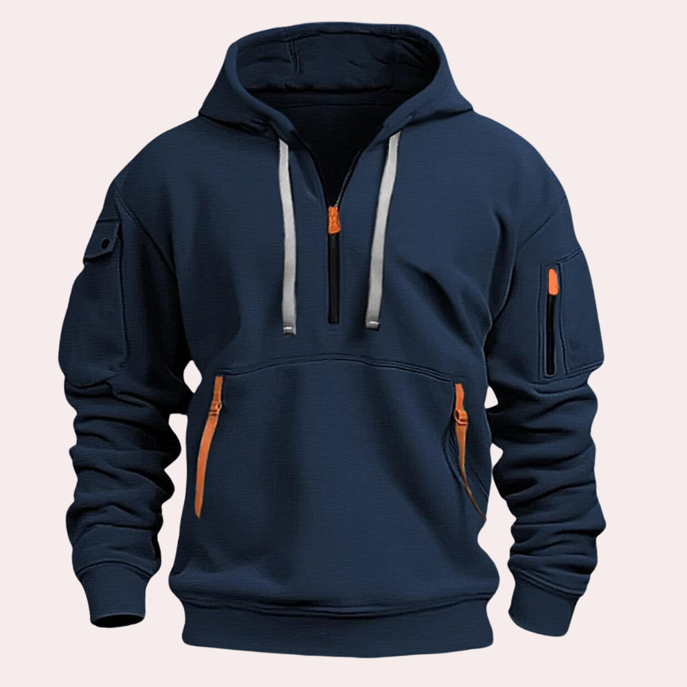 EMIL - Warme en Stijlvolle Hoodie voor Mannen - Van Duinen Mode