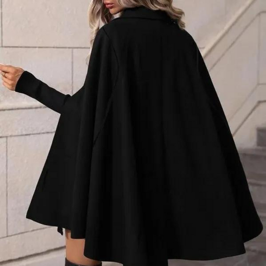 LENA | Elegante damesjas met stijlvolle cape