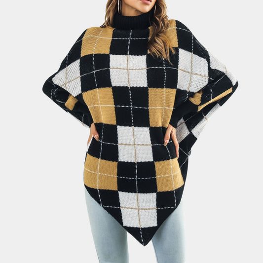 SOPHIE | Trendy dames sweater met geometrisch patroon