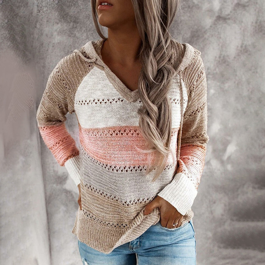 LEA | Bequemer V-Pullover für Damen mit zeitlosem Design