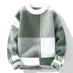 NIELS | Trendy Gekleurde Sweater voor Mannen - Van Duinen Mode