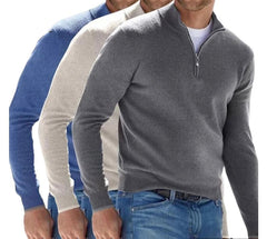 RICK | Comfortabele Pullover met Rits voor Heren - Van Duinen Mode