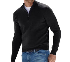 RICK | Comfortabele Pullover met Rits voor Heren - Van Duinen Mode