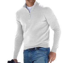 RICK | Comfortabele Pullover met Rits voor Heren - Van Duinen Mode