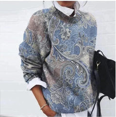 DALIVA - Stijlvolle Dames Sweater Met Luipaardprint - Van Duinen Mode