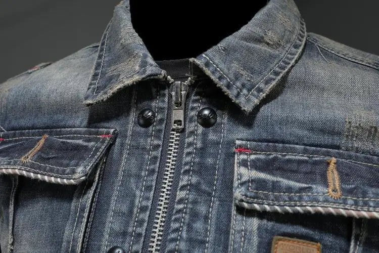 MARCUS | Vintage Denim Jacket - Van Duinen Mode