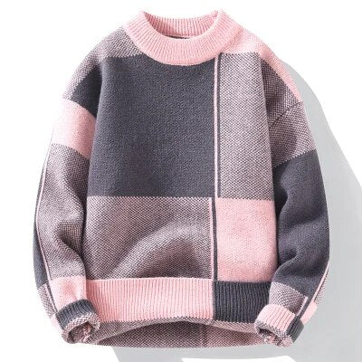 NIELS | Trendy Gekleurde Sweater voor Mannen - Van Duinen Mode