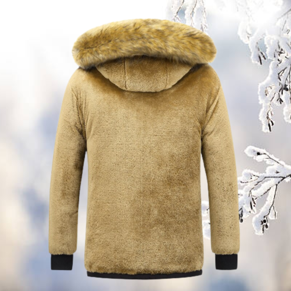 MARC | Luxe winterparka met faux fur kraag voor mannen - Van Duinen Mode