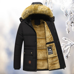 MARC | Luxe winterparka met faux fur kraag voor mannen - Van Duinen Mode