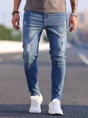 MILO | Stijlvolle herenjeans met slim fit pasvorm