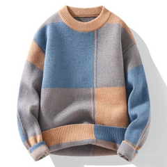 NIELS | Trendy Gekleurde Sweater voor Mannen - Van Duinen Mode