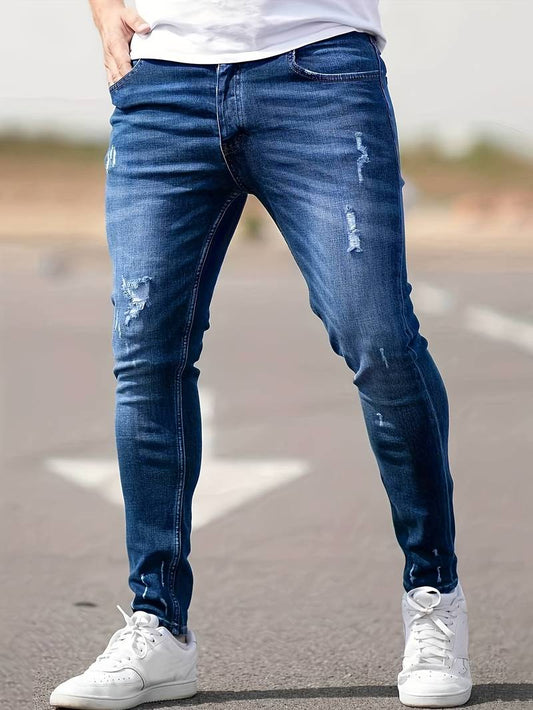 MILO | Stijlvolle herenjeans met slim fit pasvorm