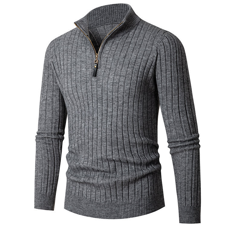 TYRUS | Casual Elegante Half Zip Sweater voor Mannen - Van Duinen Mode