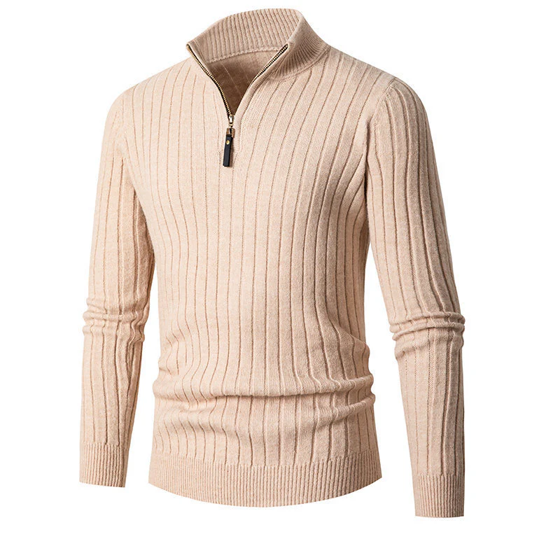 TYRUS | Casual Elegante Half Zip Sweater voor Mannen - Van Duinen Mode