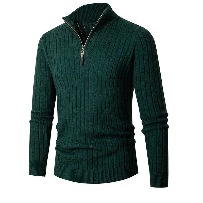 TYRUS | Casual Elegante Half Zip Sweater voor Mannen - Van Duinen Mode