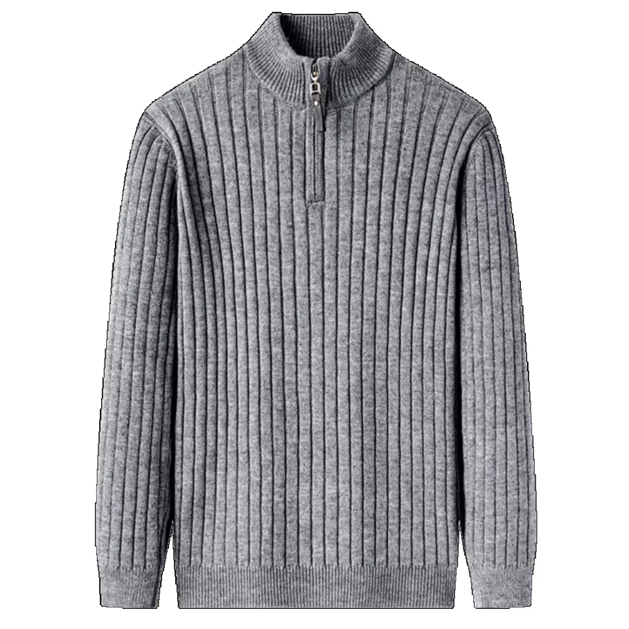 TYRUS | Casual Elegante Half Zip Sweater voor Mannen - Van Duinen Mode