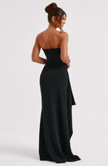 MILA | Schitterende strapless maxi jurk