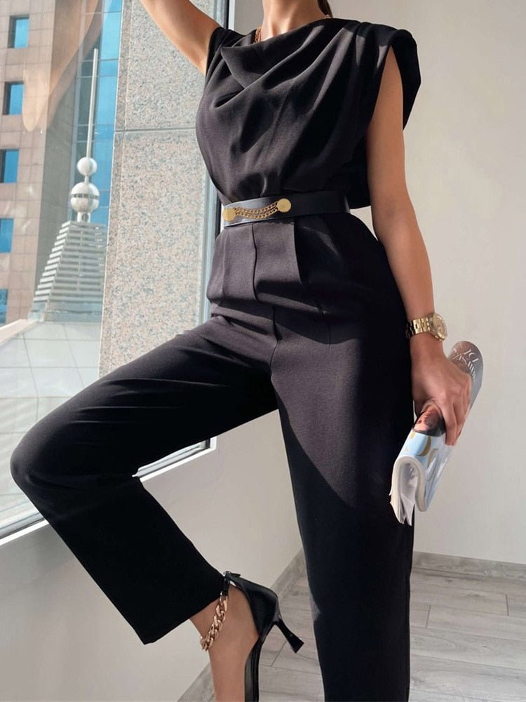 Sledo | Elegante Lange Jumpsuit